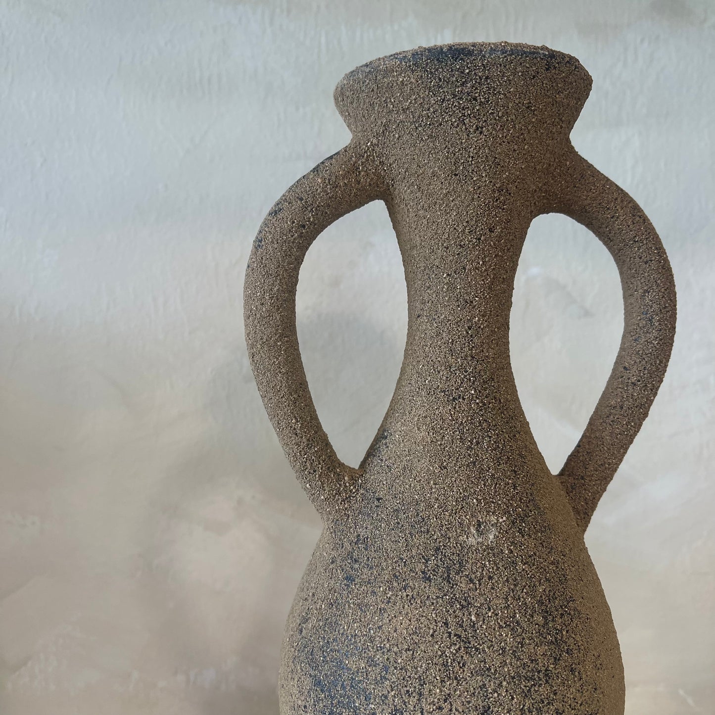 Handled Hourglass Vase