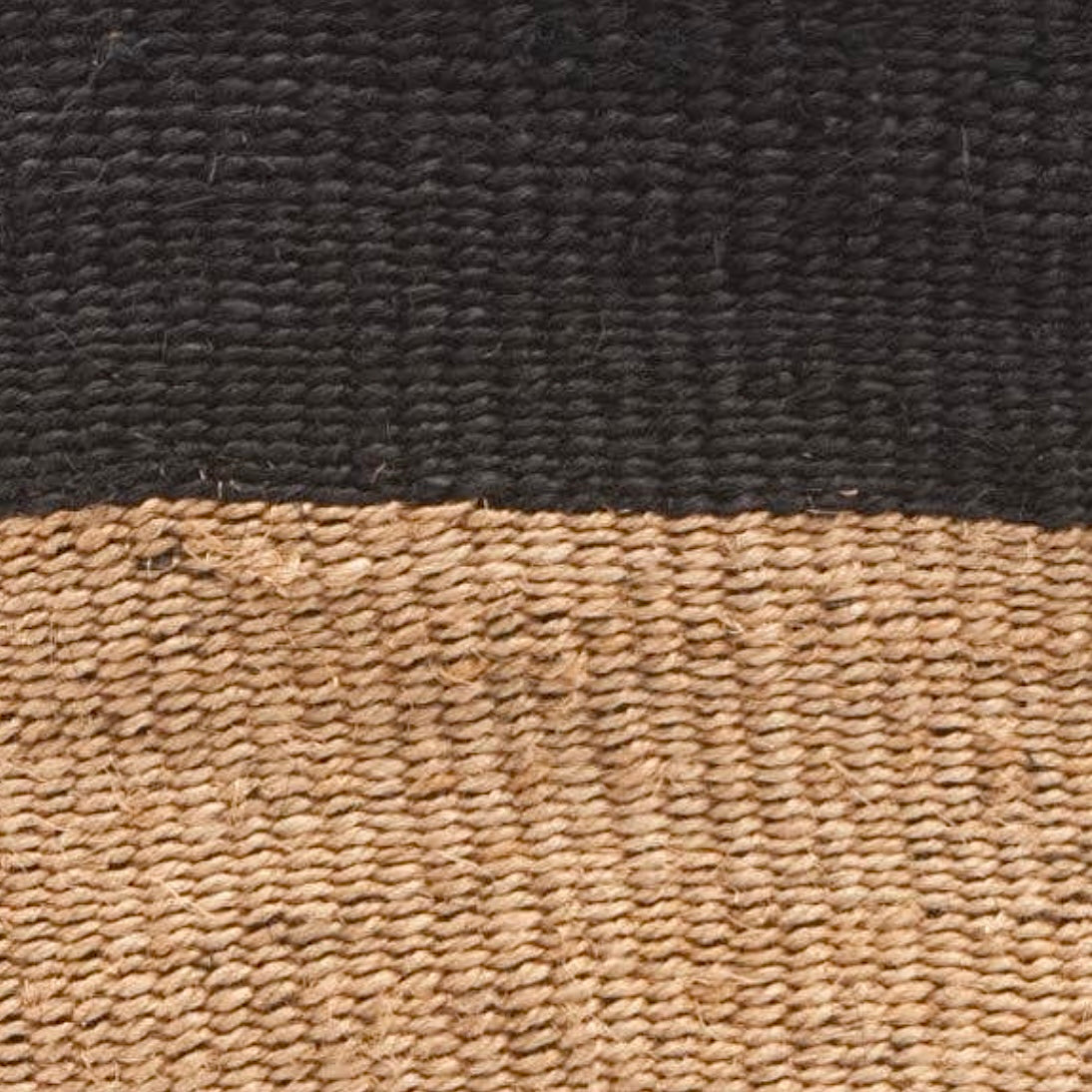 Oversized Black Sisal Tote